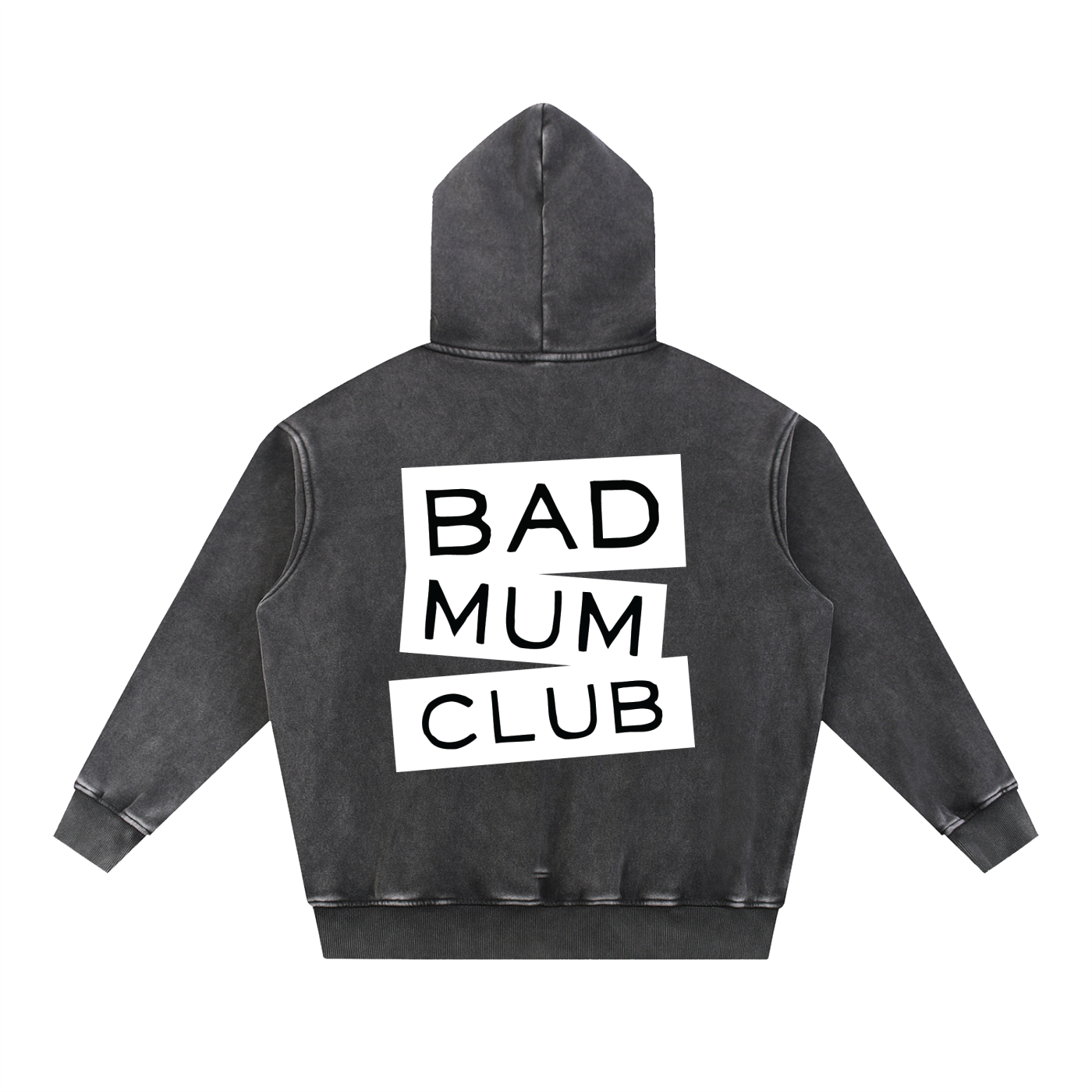 Snow Wash Fleece Oversize Hoodie